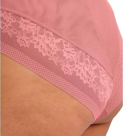 Slip haut échancré Nerina Dusty Rose