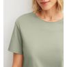 Pyjama femme en coton vert sauge Leaf Dreams Tea Green