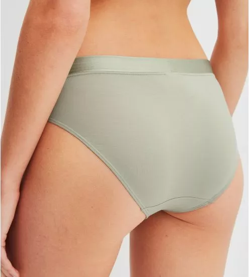 Slip satin femme vert Cate Tea Green