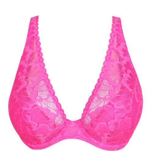 Soutien gorge décolleté plongeant rose fluo Mocuto Pixie Blossom
