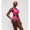 Soutien gorge décolleté plongeant rose fluo Mocuto Pixie Blossom