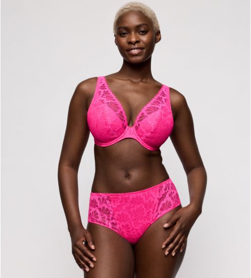 Soutien gorge décolleté plongeant rose fluo Mocuto Pixie Blossom