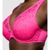 Soutien gorge décolleté plongeant rose fluo Mocuto Pixie Blossom