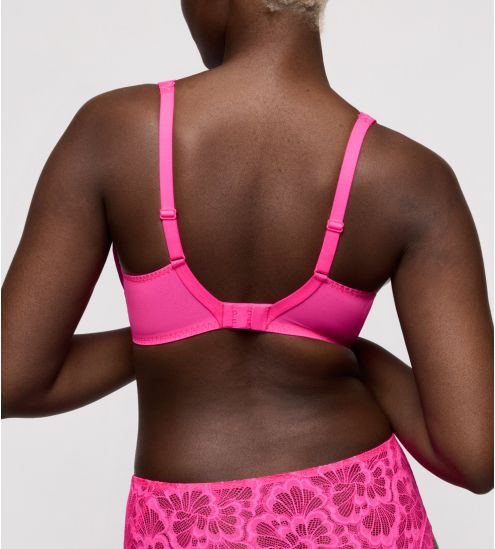 Soutien gorge décolleté plongeant rose fluo Mocuto Pixie Blossom