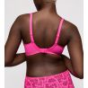 Soutien gorge décolleté plongeant rose fluo Mocuto Pixie Blossom