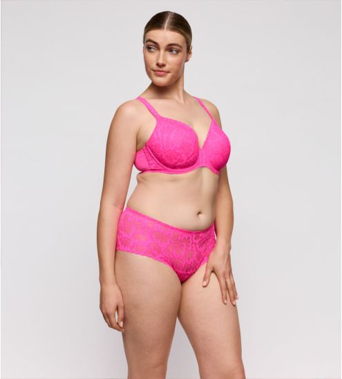 Shorty en dentelle rose fluo Mocuto Pixie Blossom