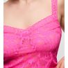 Top en dentelle rose fluo Mocuto Pixie Blossom