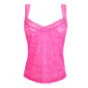 Top en dentelle rose fluo Mocuto Pixie Blossom