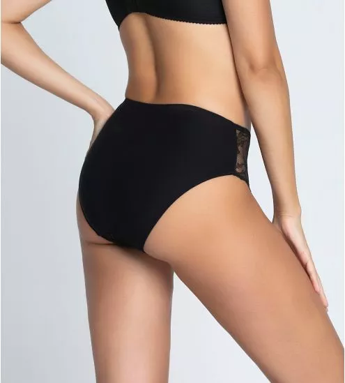 Culotte haute Charme Secret Noir