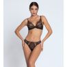 Soutien gorge Glam décolleté plongeant Charme Secret Noir