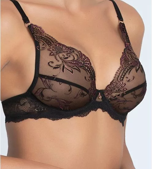 Soutien gorge Glam décolleté plongeant Charme Secret Noir