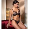 Soutien gorge Glam décolleté plongeant Charme Secret Noir