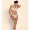 Slip Séduction Sublime Organza Écru Nacre