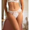 Slip Séduction Sublime Organza Écru Nacre