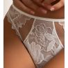 Slip Séduction Sublime Organza Écru Nacre