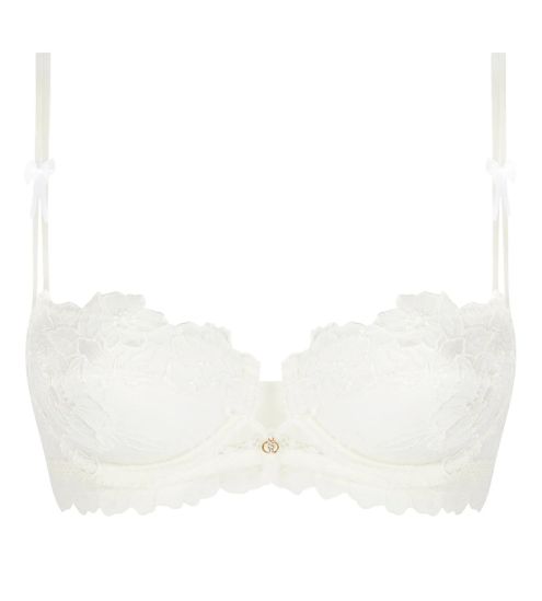 Soutien gorge corbeille Sublime Organza Écru Nacre