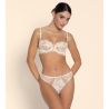 Soutien gorge corbeille Sublime Organza Écru Nacre