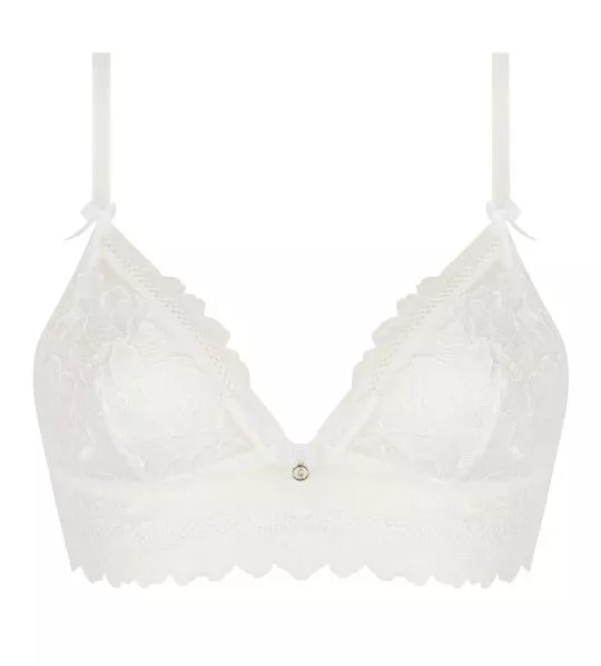 Soutien gorge triangle Sublime Organza Écru Nacre