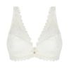 Soutien gorge Plunge demi-mousse Sublime Organza Écru Nacre