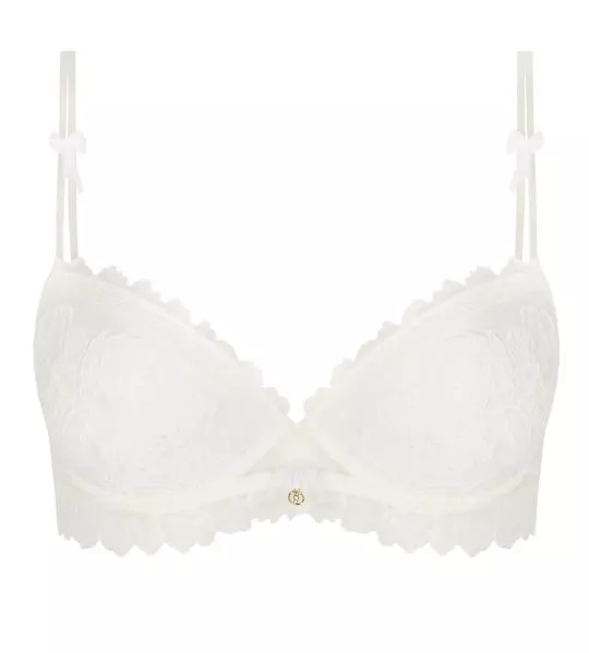 Soutien gorge coques push up Sublime Organza Écru Nacre