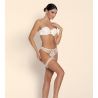 Jarretière Sublime Organza Écru Nacre