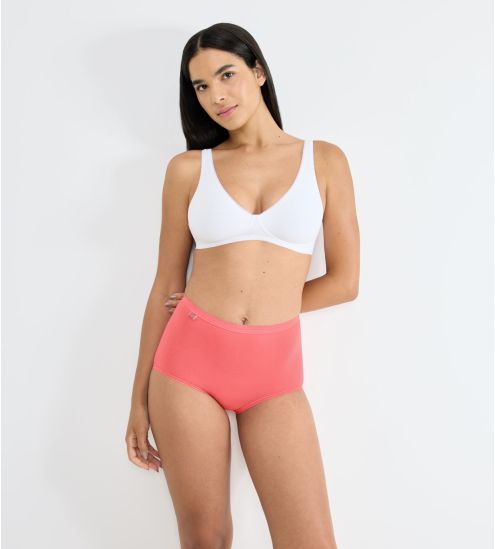 Lot de 4 Sloggi Basic+ Maxi Rouge