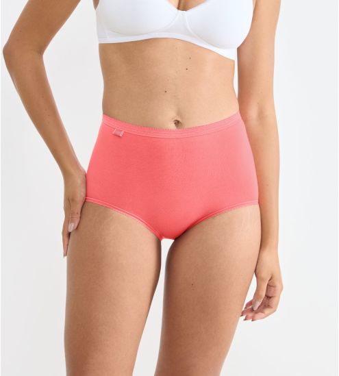 Lot de 4 Sloggi Basic+ Maxi Rouge