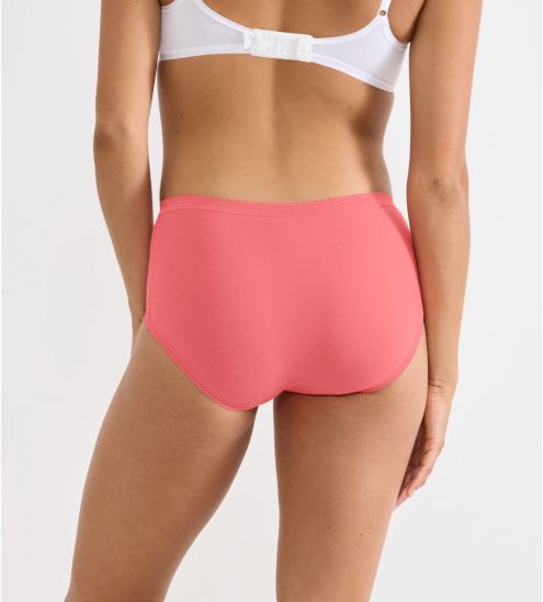 Lot de 4 Sloggi Basic+ Midi Rouge