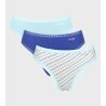 Lot de 3 High Leg Go Crush Bleu