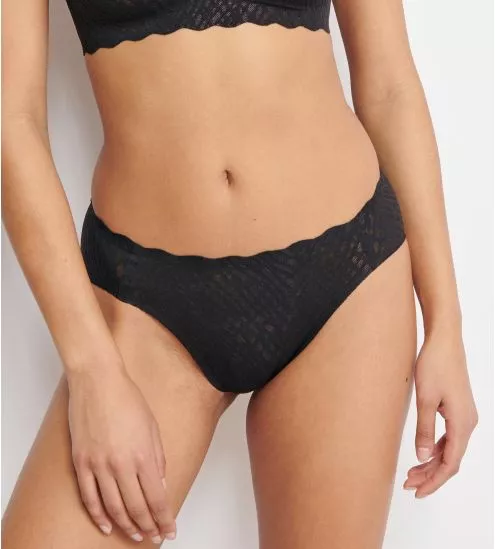 Culotte High Leg Zero Feel Bliss Noir