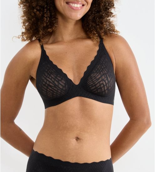 Soutien gorge Push up sans armatures Zero Feel Bliss Noir
