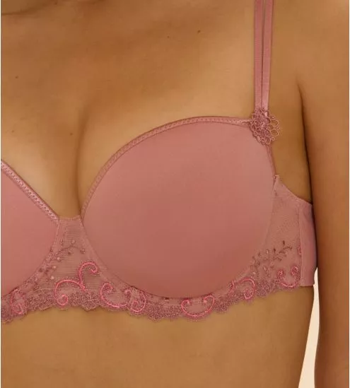 Soutien gorge corbeille mousse 3D Délice Rose Fumé