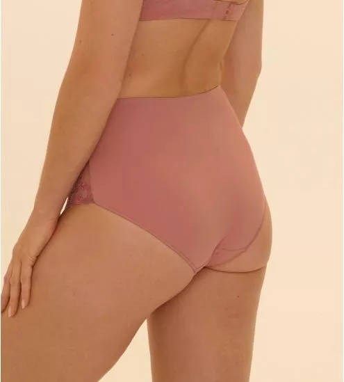 Culotte haute Délice Rose Fumé