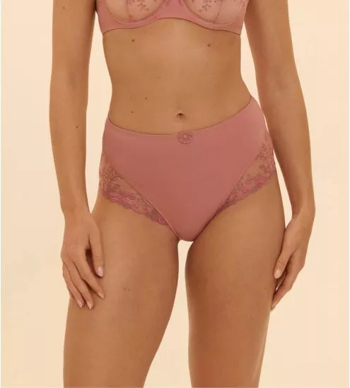 Culotte haute Délice Rose Fumé