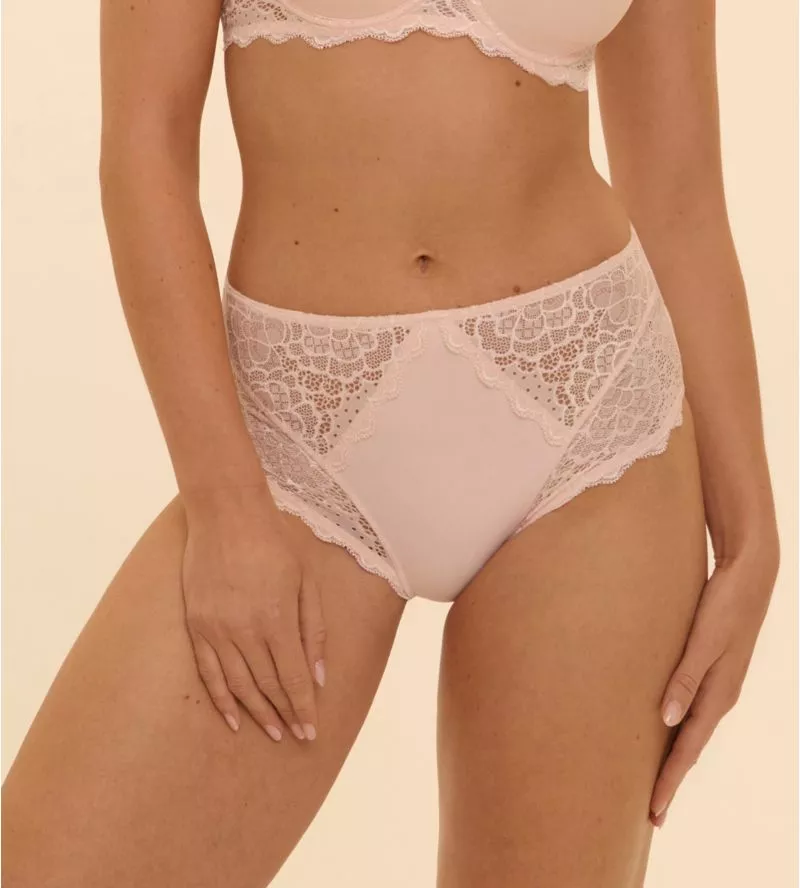 Culotte haute Caresse Rose Poudrée