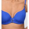 Haut de maillot de bain rembourré Emly Electric Blue