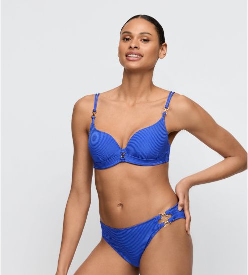 Haut de maillot de bain rembourré Emly Electric Blue