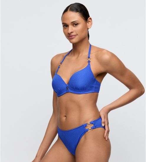 Haut de maillot de bain rembourré Emly Electric Blue