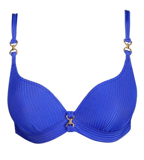 Haut de maillot de bain rembourré Emly Electric Blue