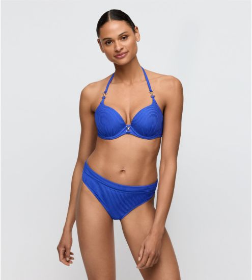 Bas de maillot de bain avec revers Emly Electric Blue