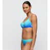 Haut de maillot de bain à coques plunge Nusa Dua Seascape