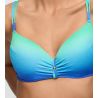 Haut de maillot de bain à coques plunge Nusa Dua Seascape