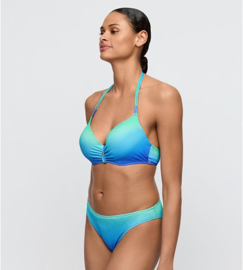 Haut de maillot de bain à coques plunge Nusa Dua Seascape