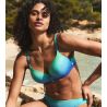 Haut de maillot de bain à coques plunge Nusa Dua Seascape