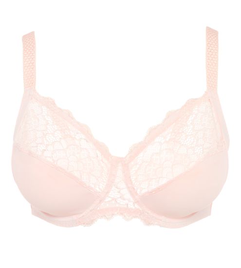 Soutien gorge bonnets profonds Caresse Rose Poudré