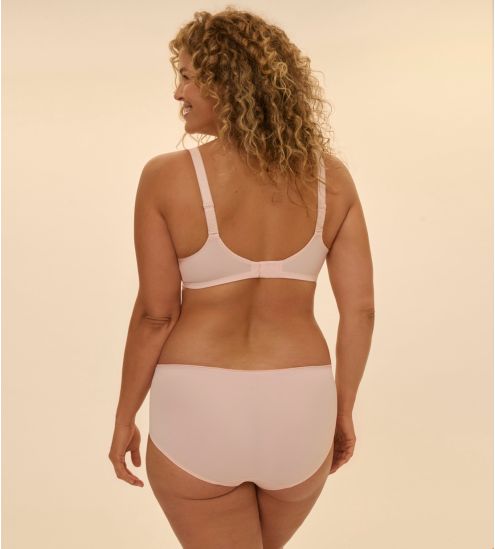 Soutien gorge bonnets profonds Caresse Rose Poudré
