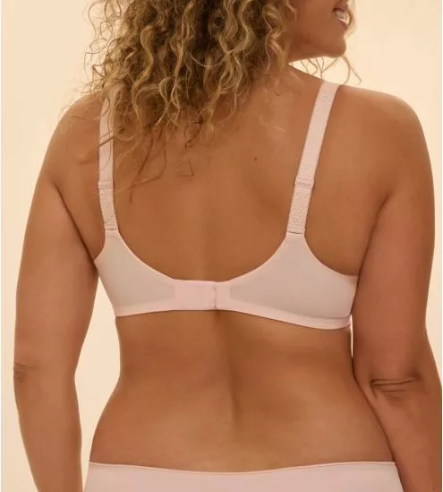 Soutien gorge bonnets profonds Caresse Rose Poudré