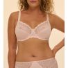 Soutien gorge bonnets profonds Caresse Rose Poudré