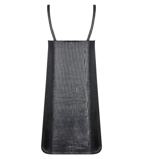 Robe argentée courte sans manches Éclat d'Argent Black Argent