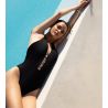 Maillot de bain 1 piece sexy Éclat d'Argent Black Argent